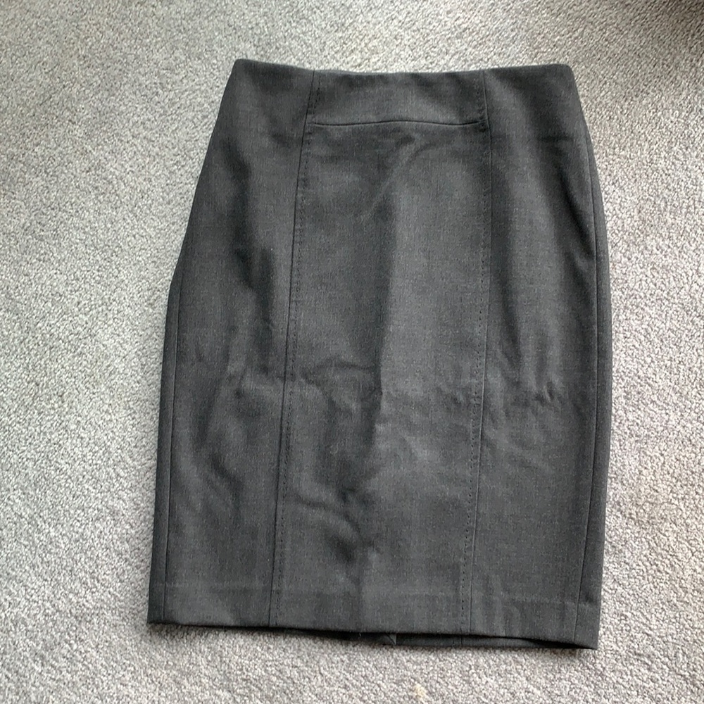Ann Taylor Loft Gray Pencil Skirt